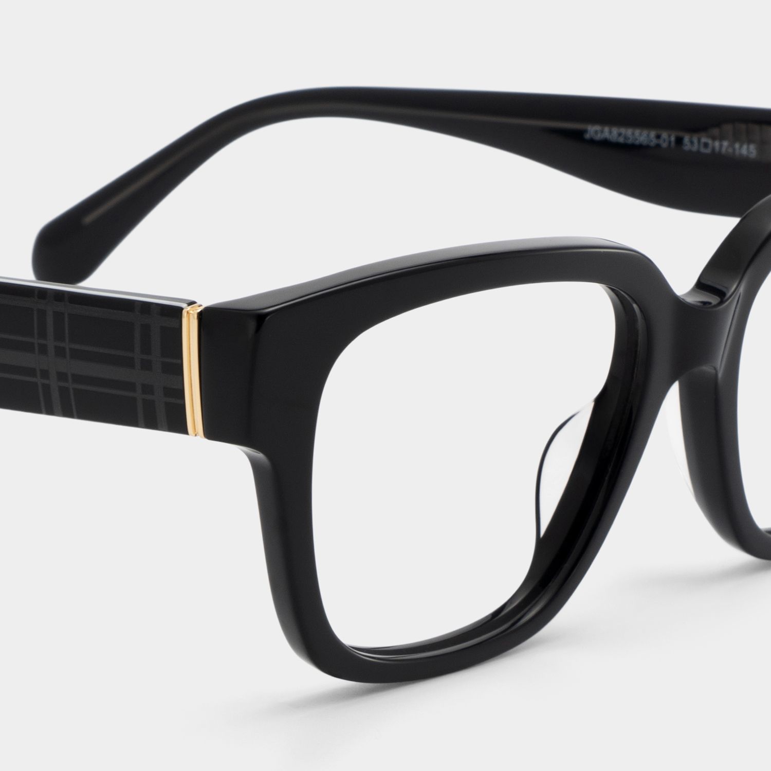 Blake Black Square Glasses | Varsity Athleisure Essential5