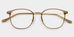 Mira Oval Brown Glasses4