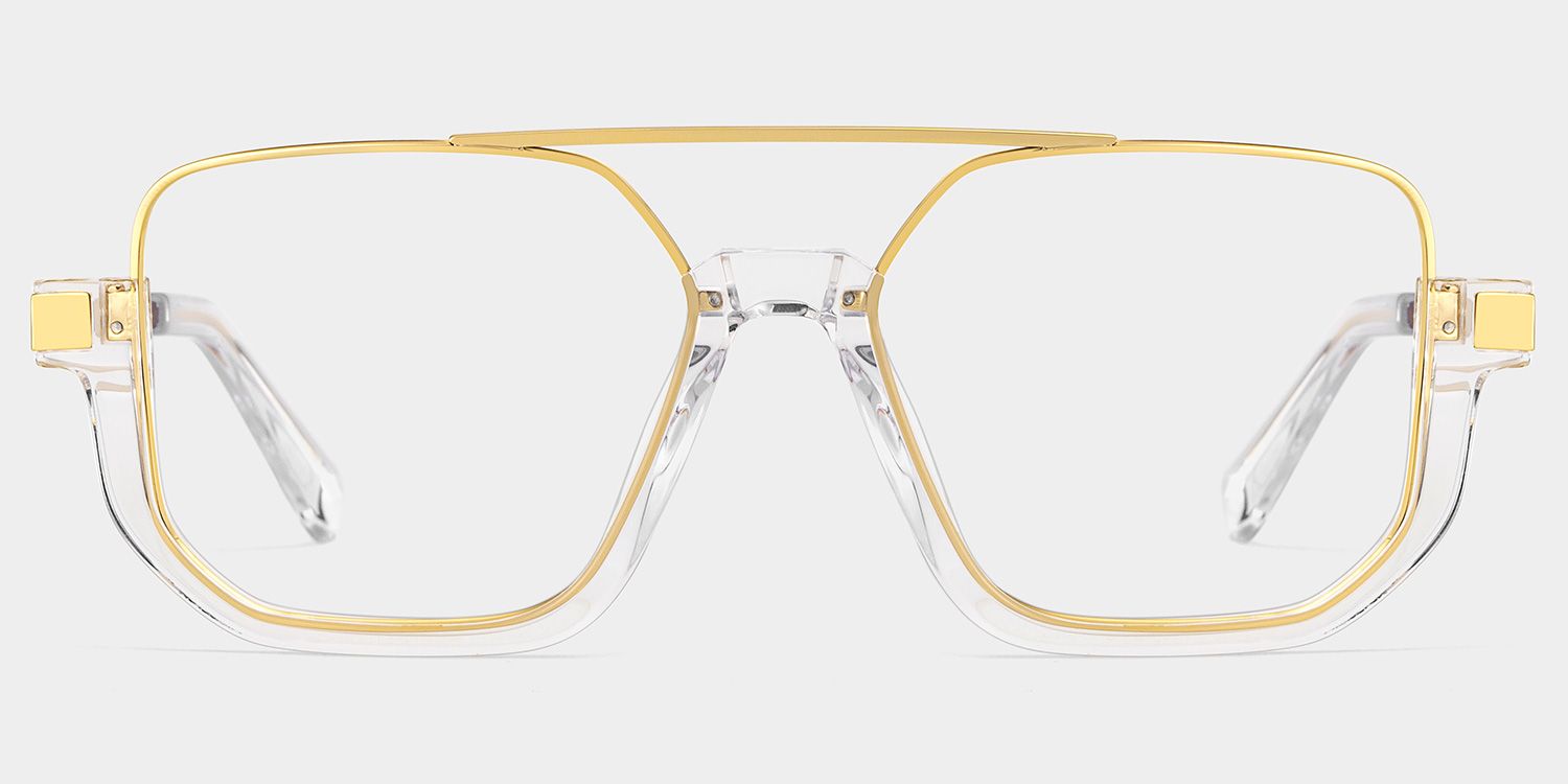 Oromiya Aviator Clear Frame Eyeglasses for Woman| ZEELOOL3