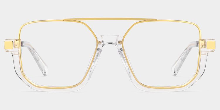 Oromiya Aviator Clear Glasses