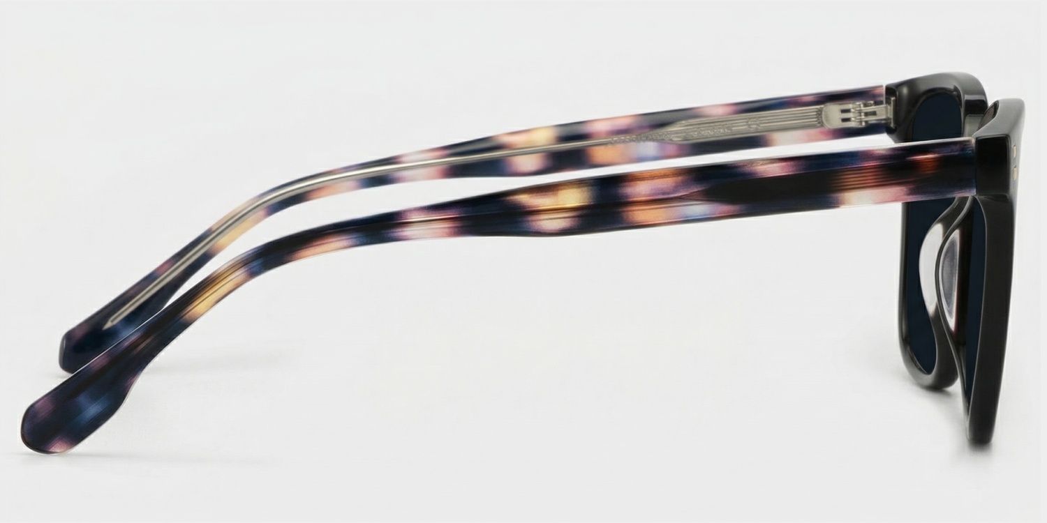 Donnalyn Black Square Natural Eyewear | ZEELOOL3