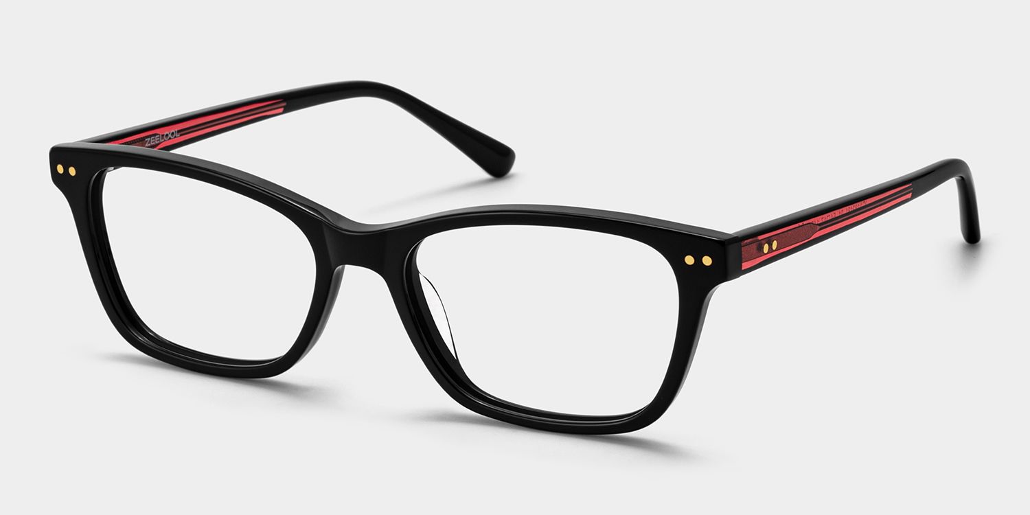 Juliana Black Rectangle Eyeglass Frame for Sale| ZEELOOL3