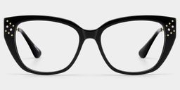 Alma Butterfly Black Glasses2