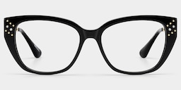 Alma Butterfly Black Glasses2