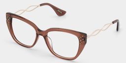 Alma Butterfly Brown Glasses3
