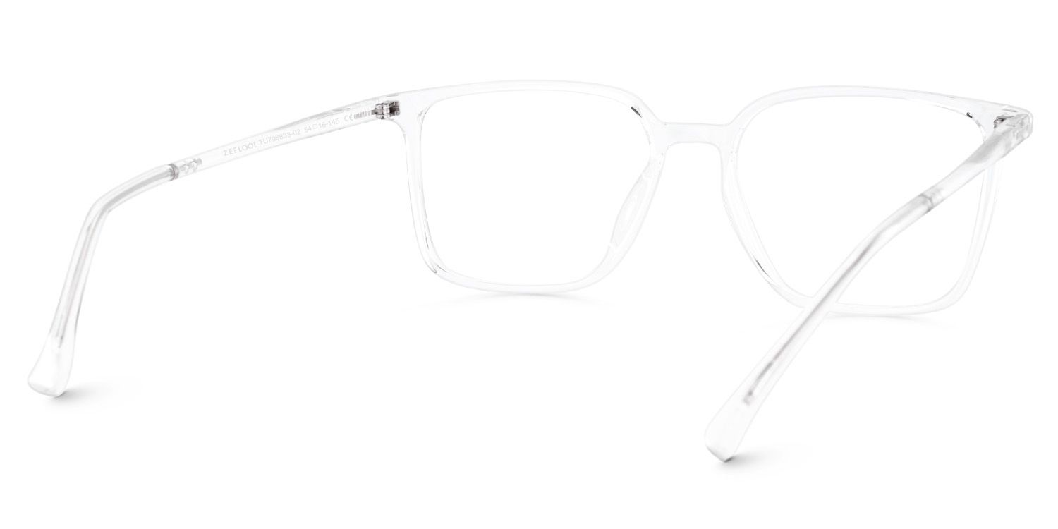 Raytina Square Clear Glasses | Zeelool Glasses4