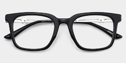 Reese Square Black Glasses3