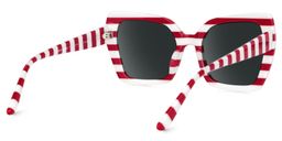 Pavia Butterfly Red Striped Glasses3