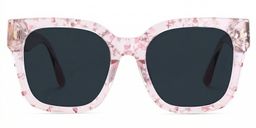 Scicluna Pink Square Sunglasses0