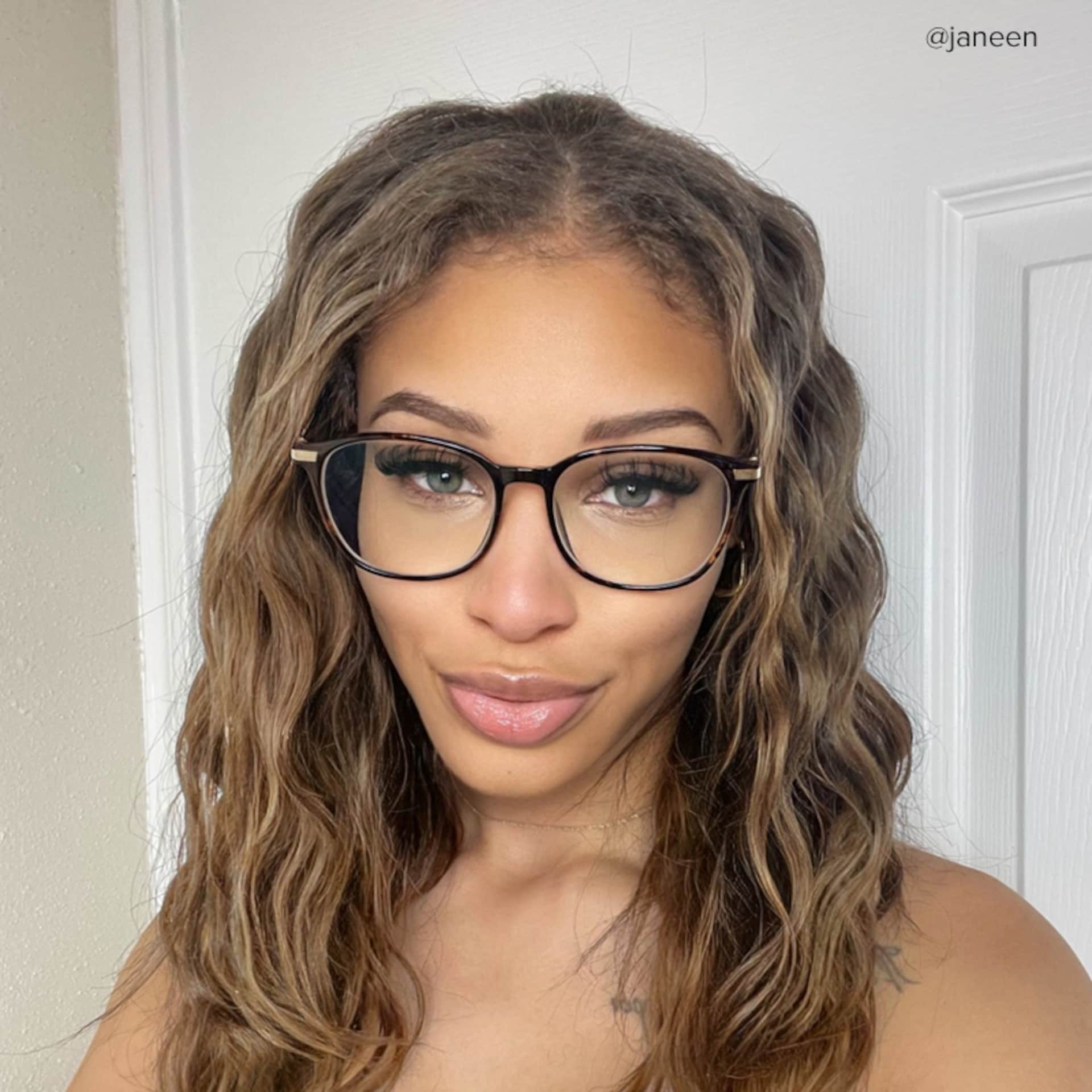 Greene Square Tortoise Frame Glasses | Zeelool Optical9