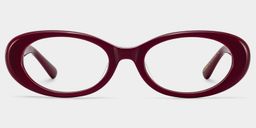 The 90s Red Oval Glasses1