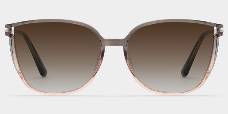Rodz Square Gray-Pink Sunglasses