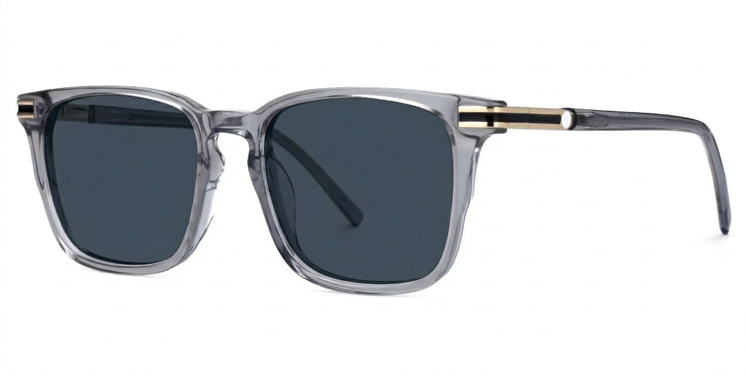 Square Kornelia Gray Glasses on sale -Zeelool Glasses1