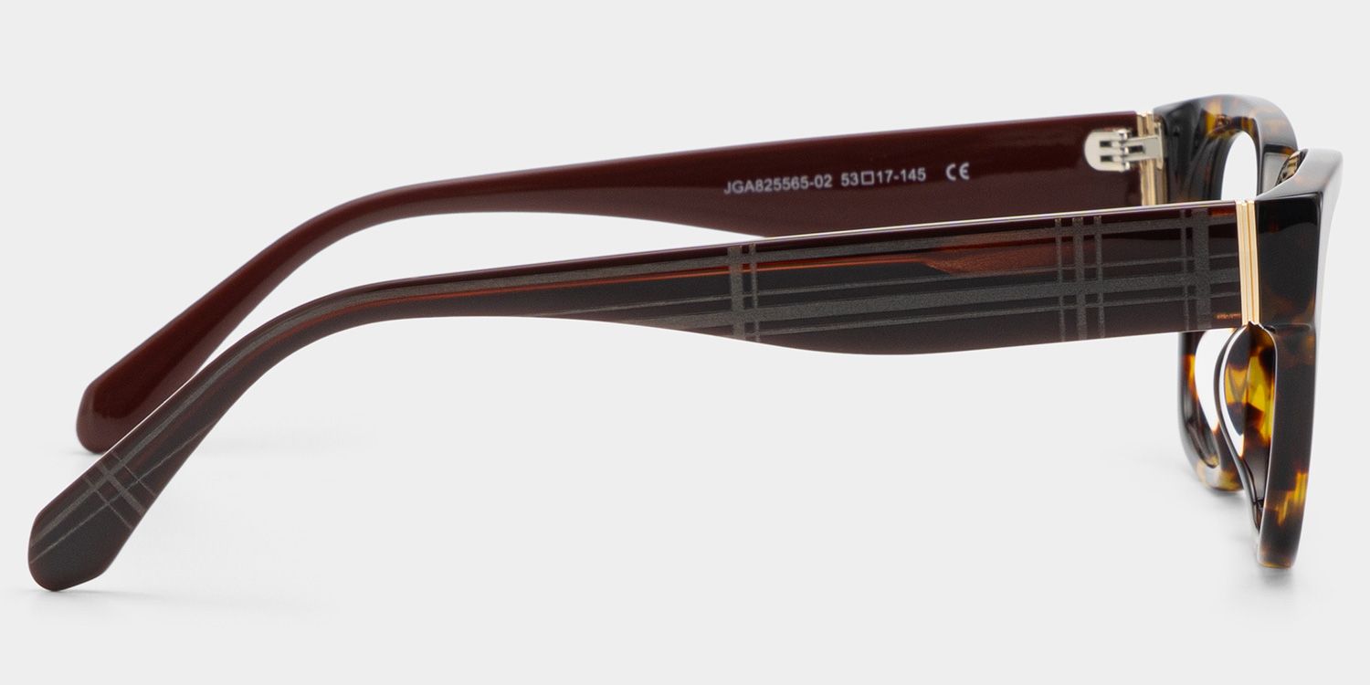 Blake Tortoise Square Glasses | Retro Campus Athleisure