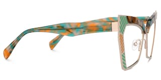 Chrishana Butterfly Orange-Tortoise Glasses2