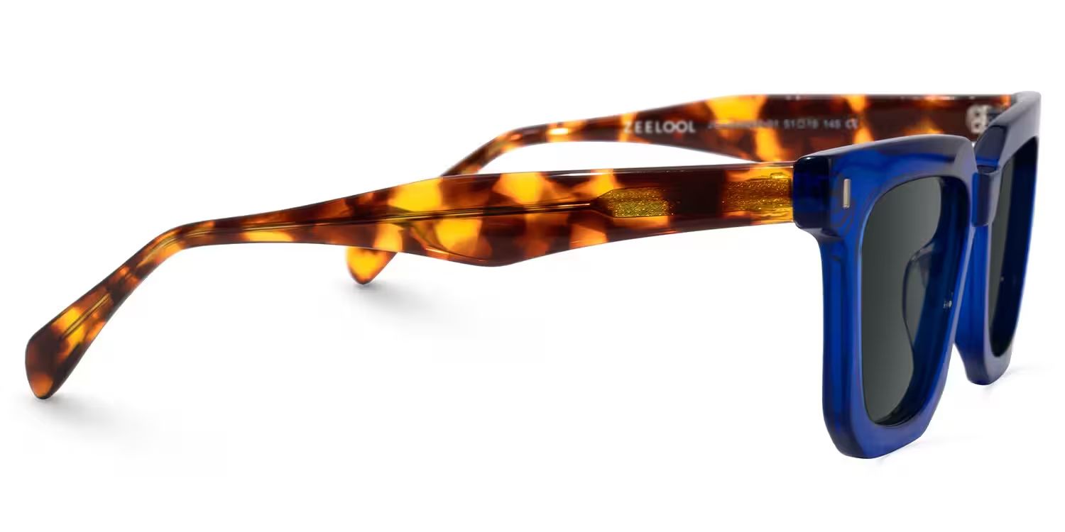 Coville Square Blue Sunglasses2