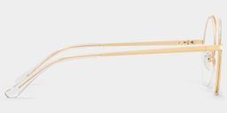 Flozif Round Gold Glasses3