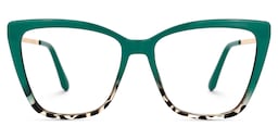 Awilda Cateye Green Glasses0