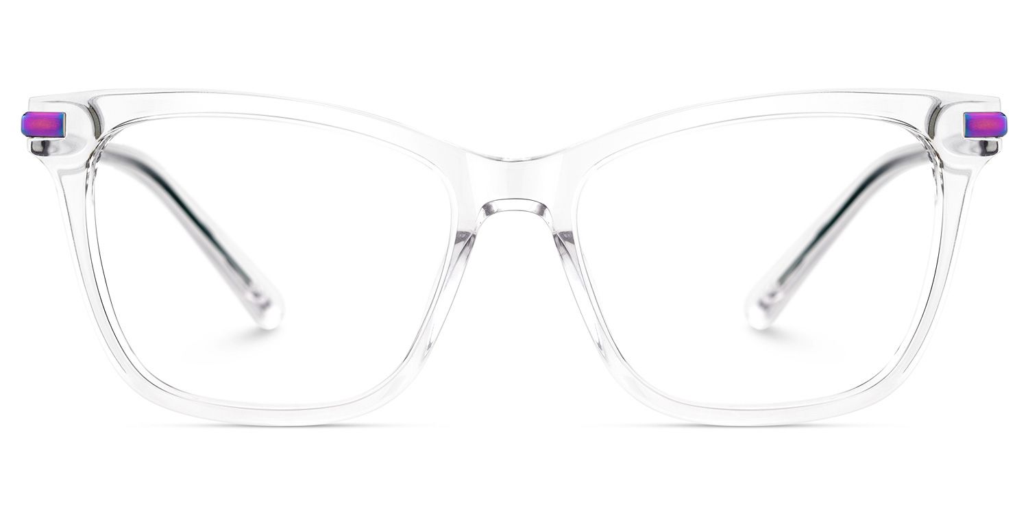 Eliot Rectangle Eyewear with Clears1