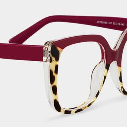Carrero Square Two-Tone Glasses5