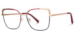 Marlisa Square Blue Glasses1