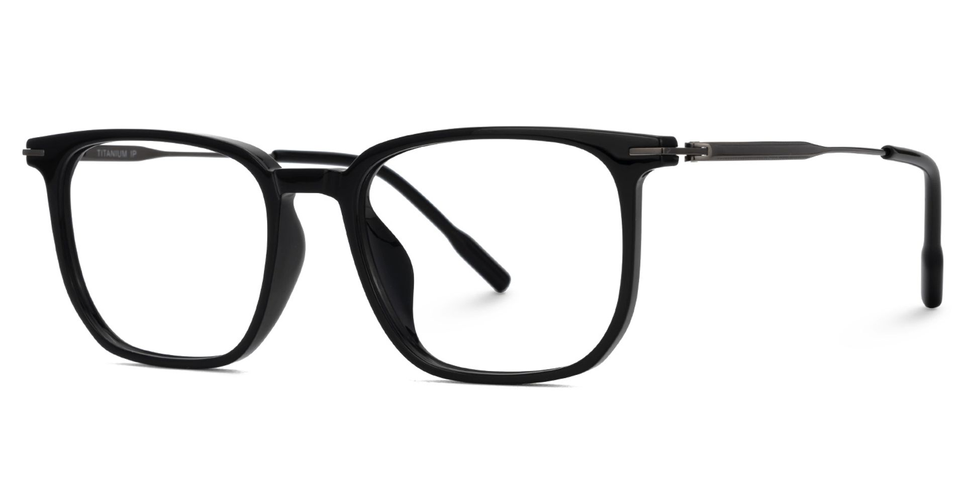 Varlox Black Rectangle Frame Glasses Online | Zeelool Optical1