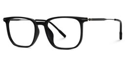 Varlox Rectangle Black Glasses1