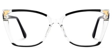 Shelia Butterfly Black Clear Glasses