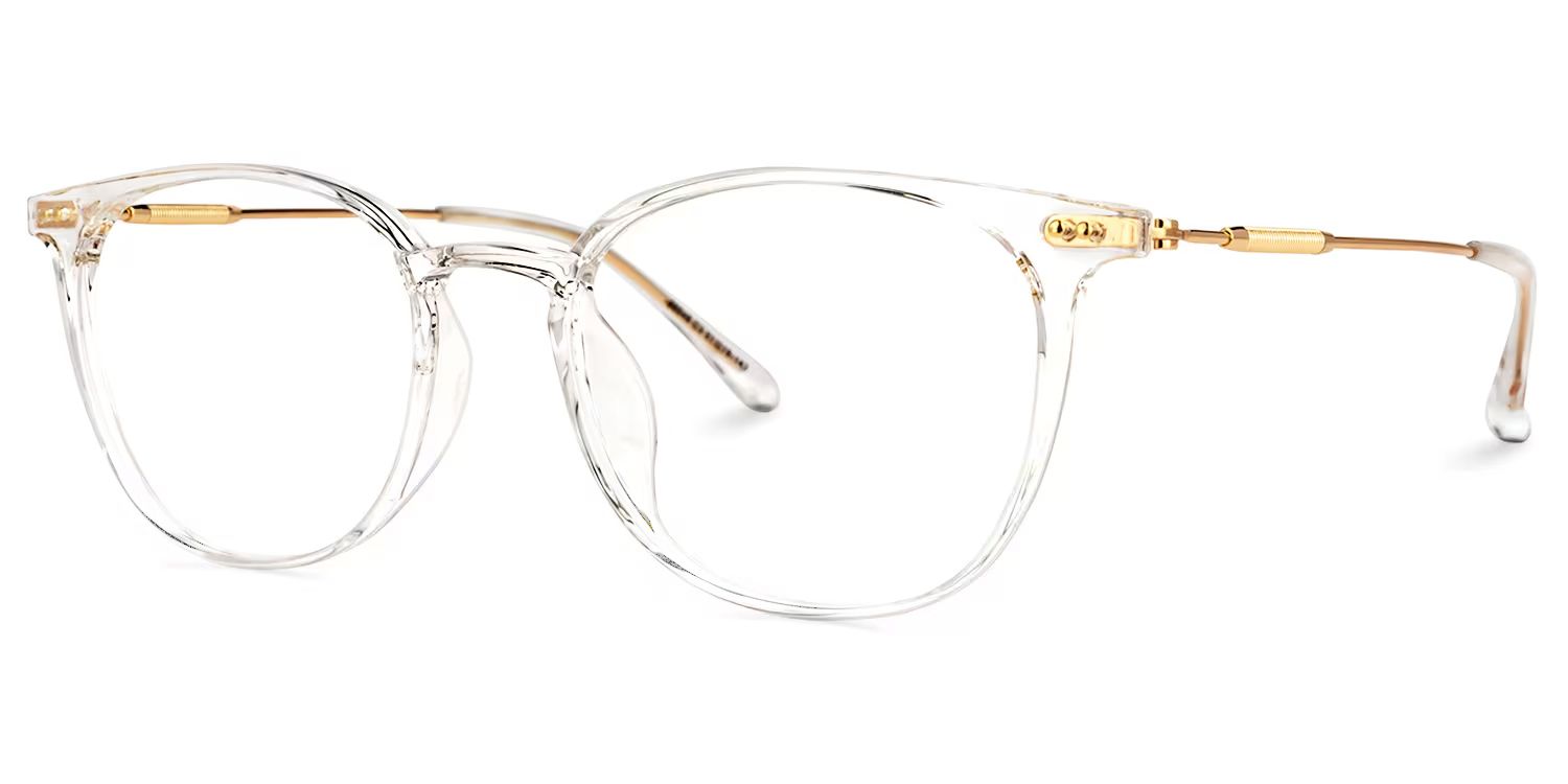 Vilanova Round Clear Glasses | Zeelool Glasses1