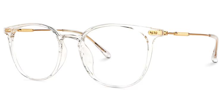 Vilanova Round Clear Glasses