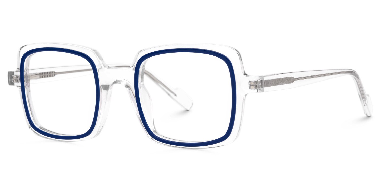 Crystal Murcella Square Frame Eyeglasses | Zeelool1
