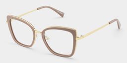 Leila Butterfly Beige Glasses5