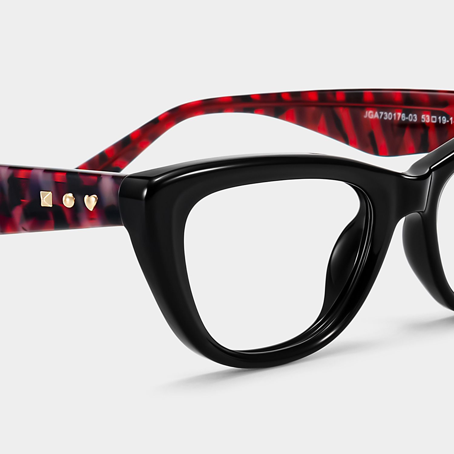Amabel Black Cat-Eye Glasses | ZEELOOL5