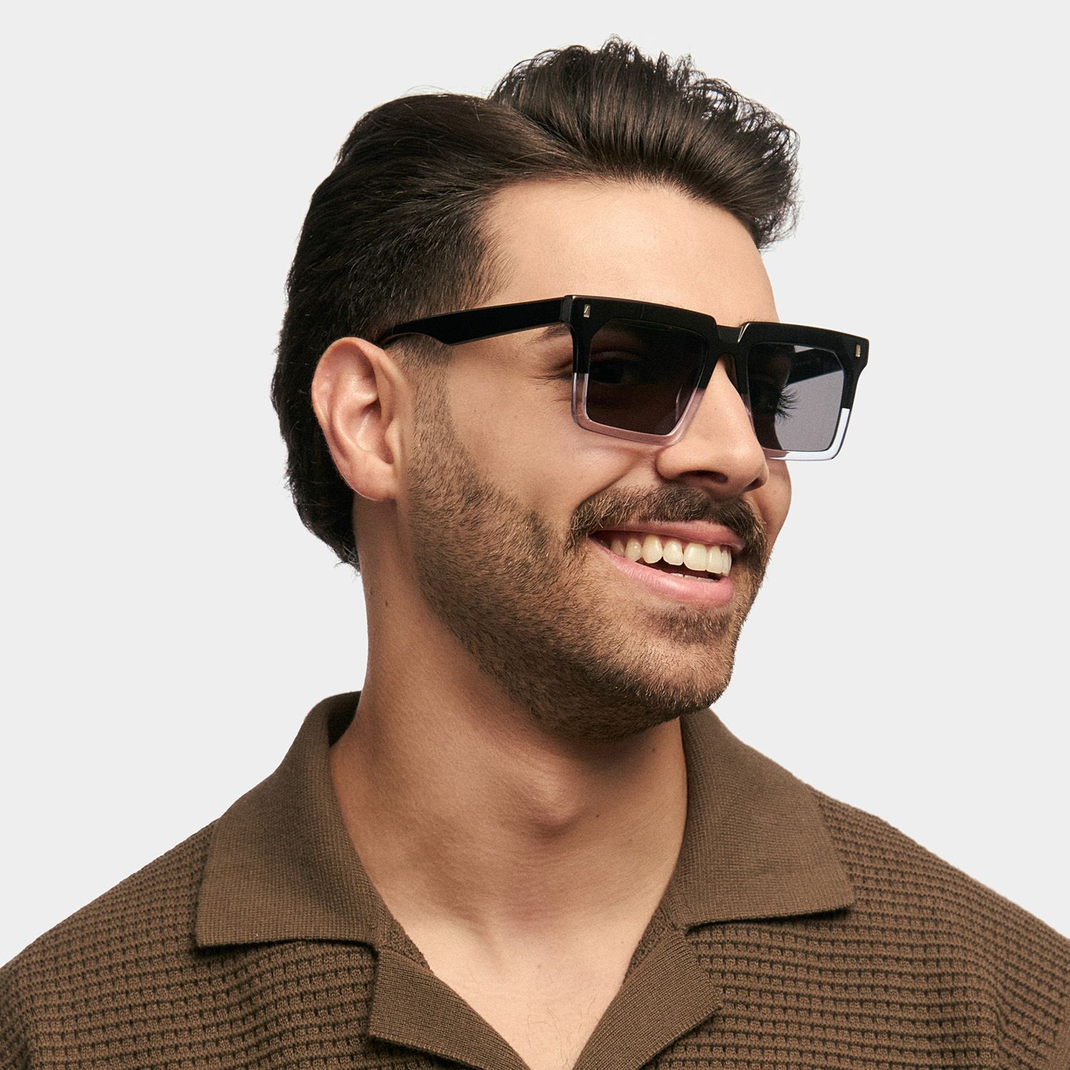 Moreland Acetate Two-Tone Frame Sunglasses | ZEELOOL1