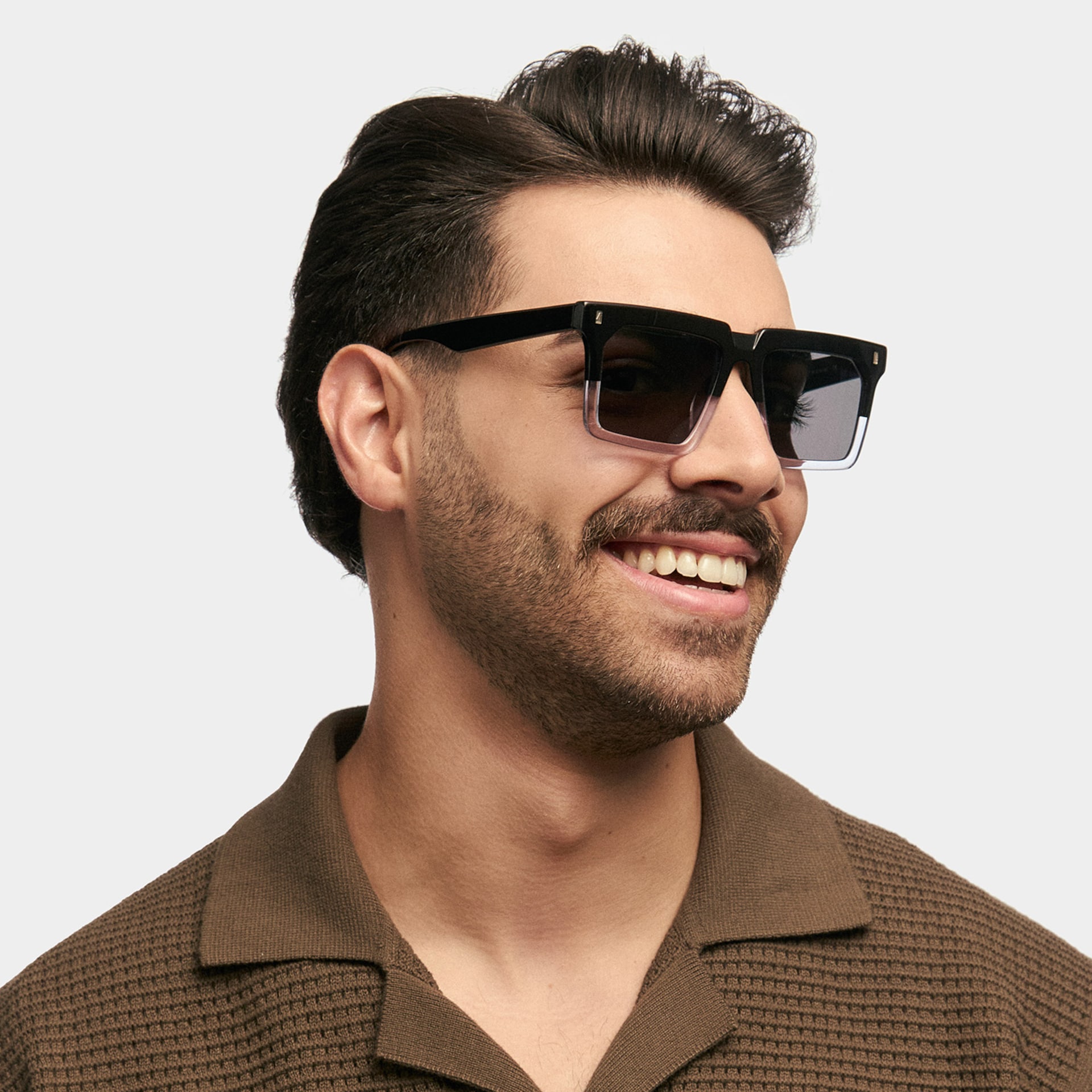 Moreland Rectangle Two-Tone Sunglasses Online1