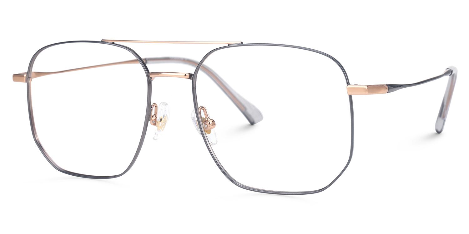 Titanium Chassidy Eyeglasses, Chassidy Aviator Glasses -Zeelool Glasses1