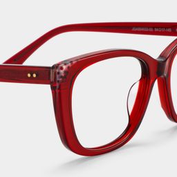 Madeline Red Cat-eye Glasses5