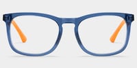 Glide Square Dark Blue Glasses0