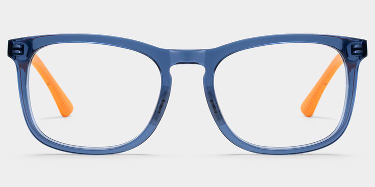 Glide Square Dark Blue Glasses
