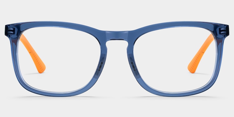 Glide Square Dark Blue Glasses