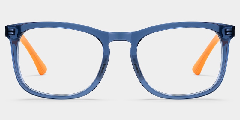 Glide Square Dark Blue Glasses