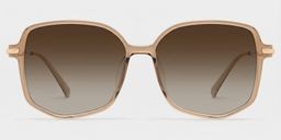 Payton Geometric Beige Glasses0