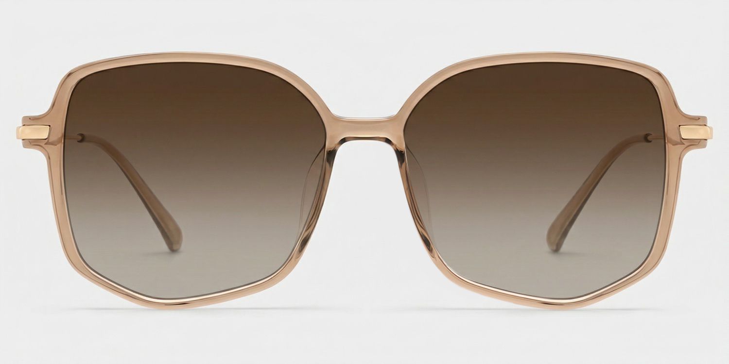 Payton Tr90 Beige Frame Sunglasses | ZEELOOL0