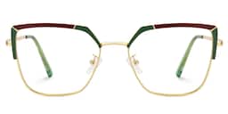 Shadai Square Red-Green Glasses0
