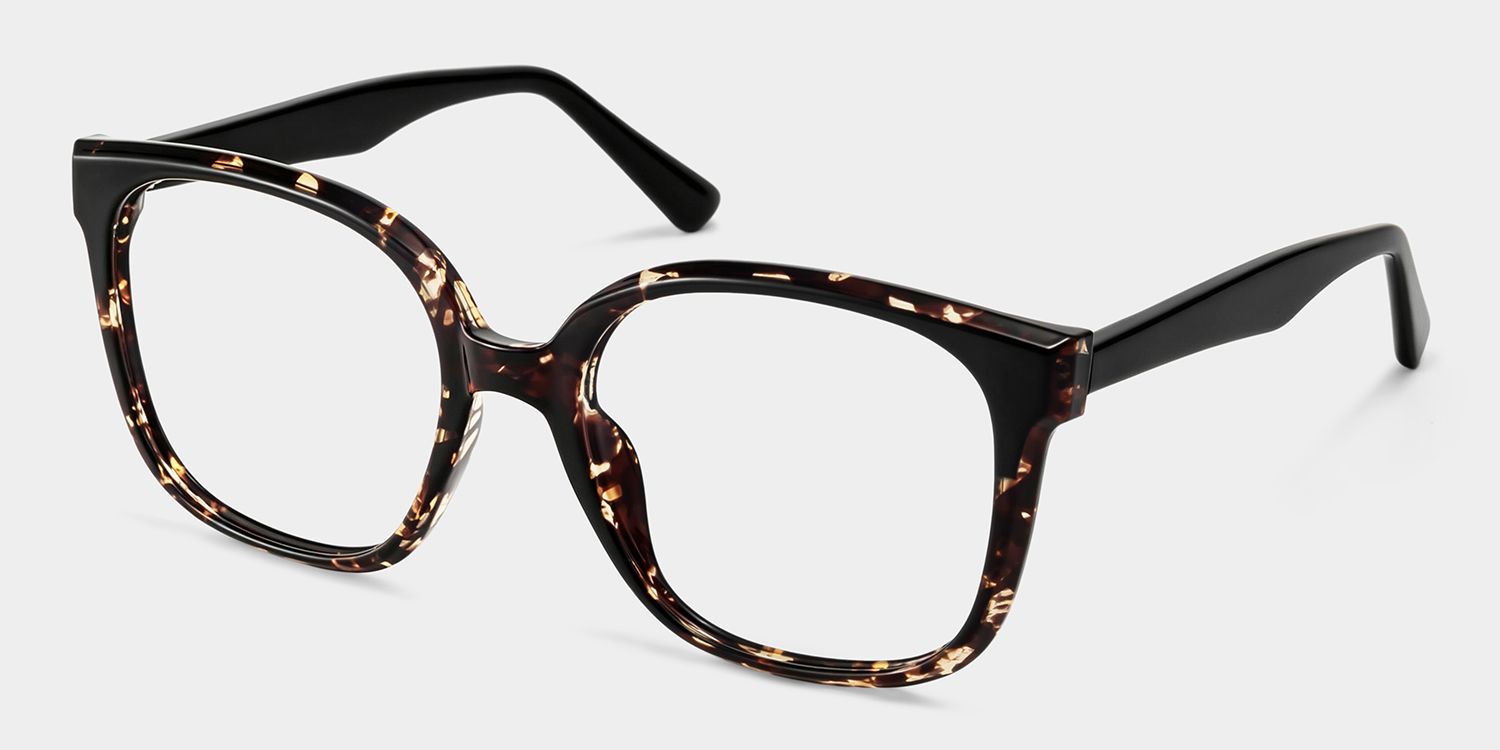 Siner Square Havana Frame Glasses for Women | ZEELOOL2
