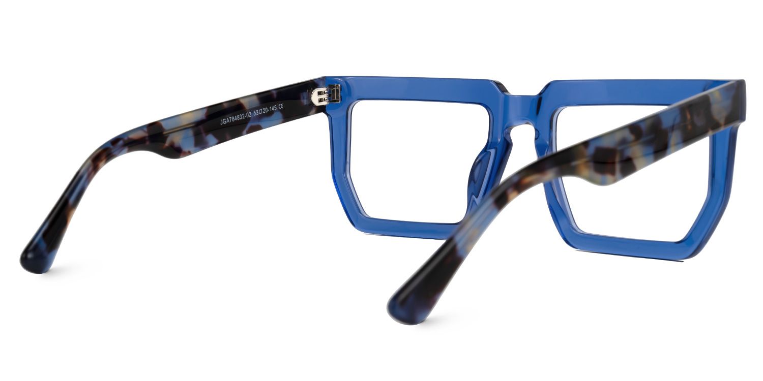 Rectangle Daniela Blue Glasses deals -Zeelool Glasses3