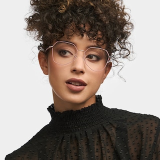 Bivins Geometric Pink Glasses0