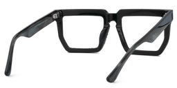 Daniela Rectangle Black Glasses3