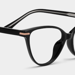 Jagger Cat-Eye Black Glasses5