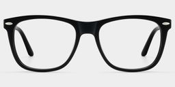 Atlas Black Rectangle Glasses1